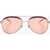 LINDA FARROW No 21 Aviator Sunglasses With Metal Frame Pink