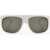 LINDA FARROW Raf Simons Shield Sunglasses With Plastic Frame White