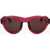 LINDA FARROW Dries Van Noten Sunglasses With See Through Frame Red