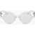 LINDA FARROW Erdem Cat-Eye Sunglasses With Transparent Frame White