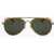 LINDA FARROW Dries Van Noten Aviator Sunglasses With Plastic Frame Brown
