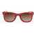 LINDA FARROW Kris Van Assche Wayfarer Sunglasses With Gradient Lenses Red