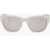 LINDA FARROW Phillip Lim Wayfarer Sunglasses With Light Lenses White