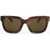 LINDA FARROW Phillip Lim Marble Effect Frame Wayfarer Sunglasses Brown