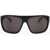 LINDA FARROW Ann Demeulemeester Shield Sunglasses With Plastic Frame Black