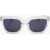 LINDA FARROW Phillip Lim Wayfarer Sunglasses With Transparent Frame White