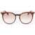 Longchamp Wayfarer Sunglasses With Marble Eeffect Frame Brown