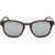 LINDA FARROW Phillip Lim Wayfarer Sunglasses With Wood Effect Frame Brown