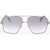 Marc Jacobs Runaway Aviator Sunglasses With Gradient Lenses Silver