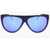 LINDA FARROW Phillip Lim Wayfarer Sunglasses With Slim Frame Blue