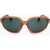 LINDA FARROW Dries Van Noten Cat-Eye Sunglasses With Transparent Frame Orange