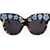 LINDA FARROW Markus Lupfer Tortoiseshell Butterfly Sunglasses Brown