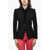 DSQUARED2 Solid Color 1 Button Blazer Black