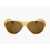 LINDA FARROW Dries Van Noten Aviator Sunglasses With See Through Frame Yellow
