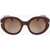 Marc Jacobs Runaway Oversized Sunglasses With Gradient Lenses Burgundy