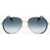 Marc Jacobs Runaway Aviator Sunglasses With Gradient Lenses Blue