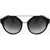LINDA FARROW Ann Demeulemeester Oversized Sunglasses With Metal Bridge Black