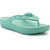 Crocs Classic Platfrom Flip W Oxygen Jade Stone Green
