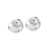 FEDERICA TOSI 'Mindy' Metallic Earings With Circular Shape In Silver Plated Btonze Woman GREY