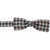 CORNELIANI Cc Collection Houndstooth Patterned Silk Bow Tie Multicolor
