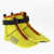 DSQUARED2 Neoprene Wave Sneakers Padding Yellow