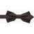 CORNELIANI Micro Polka Dot Patterned Silk Bow Tie Brown