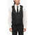 CORNELIANI Silk Satin Vest With Five Buttons Black