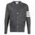 Thom Browne Thom Browne Dark Grey Wool Knitwear GREY