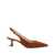 Stuart Weitzman Brown Slingback Pumps With Medium Sculpted Heel In Suede Woman BROWN