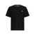 Dolce & Gabbana Black Crewneck T-Shirt With Logo Embroidery On The Front In Cotton Man Black