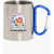 DSQUARED2 Steel Mug With D-Ring Handle Silver