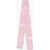 DSQUARED2 Solid Color Silk Slim Foulard Pink