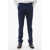 CORNELIANI Jacquard Virgin Wool Pants With Belt Loops Blue