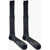 DSQUARED2 Ribbed Silk Long Socks Blue