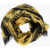 DSQUARED2 Two-Tone Patterned Linen Blend Foulard Yellow