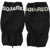 DSQUARED2 Solid Color Gaiters With Logo Print Black