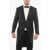 CORNELIANI Virgin Wool Peak Lapel Tail-Coat Blazer Black