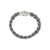 Emanuele Bicocchi Emanuele Bicocchi Small Diamond-Cut Flat Braided Bracelet SILVER
