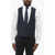 CORNELIANI Cc Collection Double Breasted Reward Wool Vest Blue
