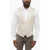 CORNELIANI 4 Buttons Silk Vest With Jetted Pockets Beige