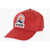 DSQUARED2 Invicta Solid Color Cap With Embroidery Red