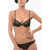 DSQUARED2 Push-Up Lace Bra With Logoed Shoulder Straps Black