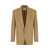Saint Laurent Saint Laurent Wool Single-Breasted Jacket Beige