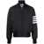 Thom Browne Thom Browne Bomber Jacket With 4-Stripe Detail BLUE