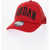 Nike Air Jordan Solid Color Trucker Cap With Contrasting Logo Red