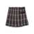 Burberry "Check" Wool mini kilt Black