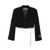 Alexander Wang Alexander Wang Cropped Blazer With Chain Clothing Black