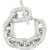 RABANNE Bracciale "Xl Link" SILVER