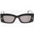 Alexander McQueen Squared Sunglasses With Studded Detail Black