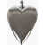 DSQUARED2 Metal Single Earring With Maxi Heart-Shaped Pendant Silver